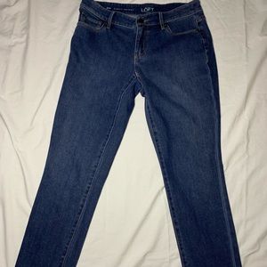LOFT Ann Taylor curvy skinny jeans